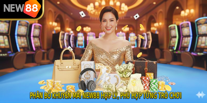 Phân bổ khuyến mãi NEW88 hợp lý, phù hợp từng trò chơi